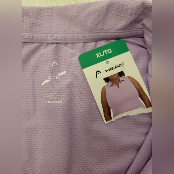 NEW- Head Light Purple Sleeveless Blouse, Size XL - Picture 3 of 5